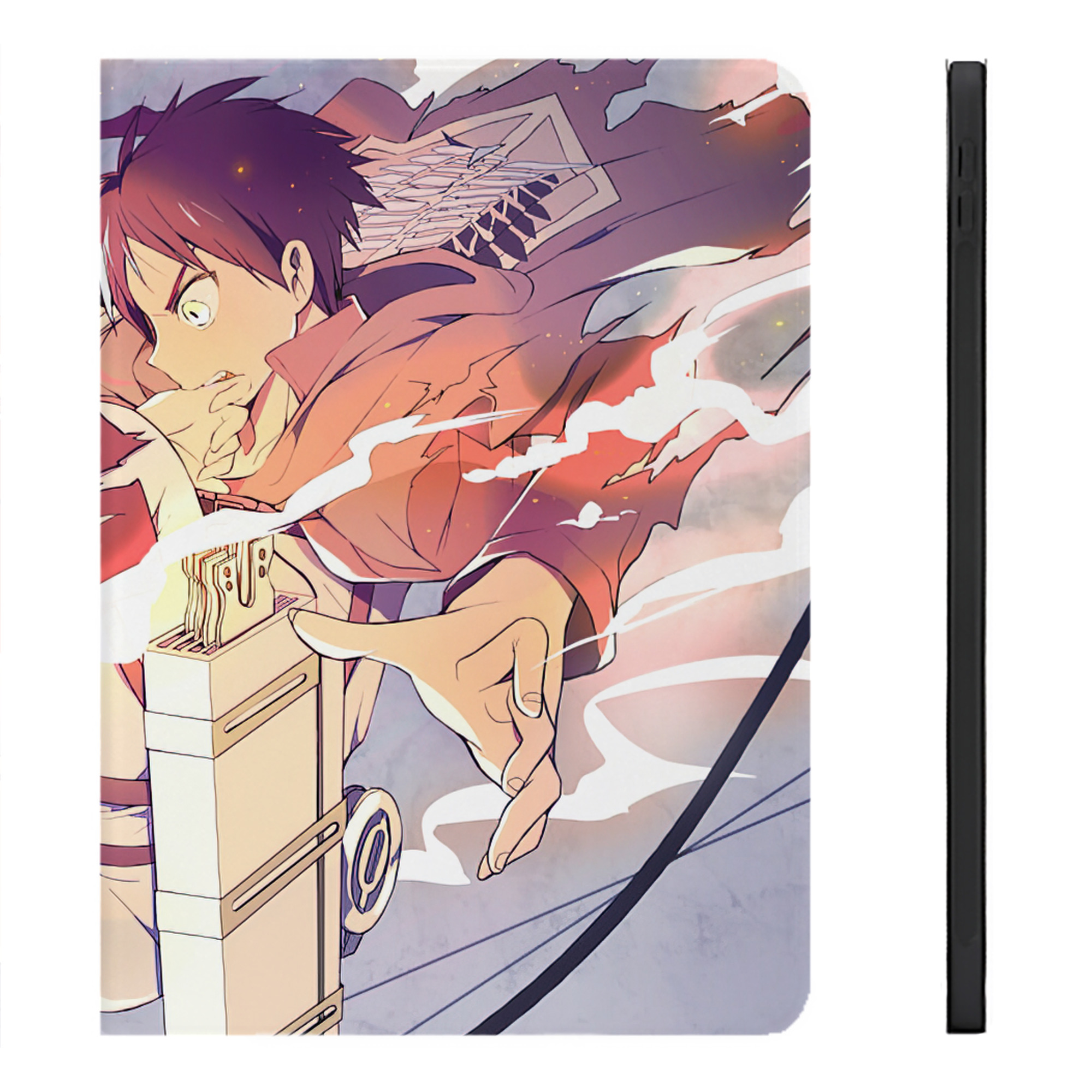 （画像用） 進撃の巨人 Attack on Titan IPadケース ペンホルダー付き ブックスタイルデザイン